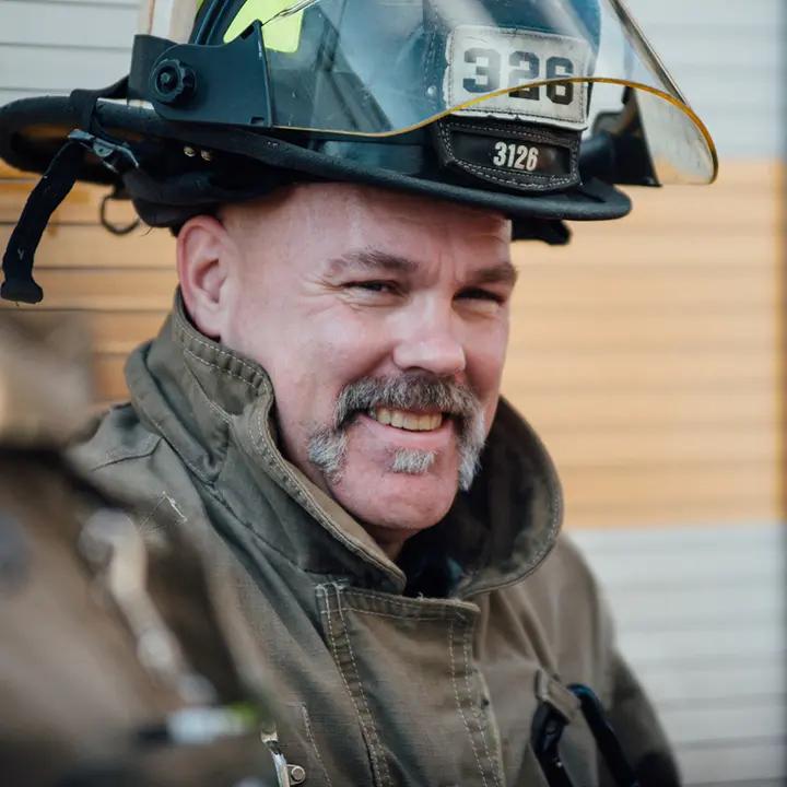 Firefighter helping raise awareness for mental health